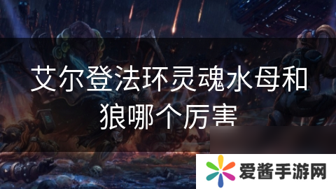 艾爾登法環(huán)靈魂水母和狼哪個厲害